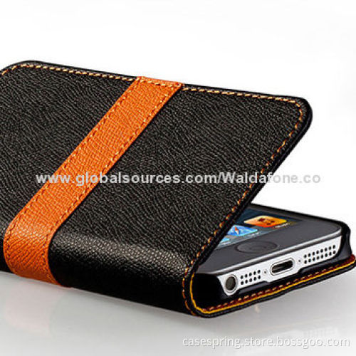 PU Leather/Rainbow Colored Cases for iPhone 6, Collision Color, OEM Orders Welcomed